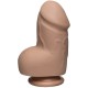 The D  Fat D 6 Inch Vanilla Dildo With Balls