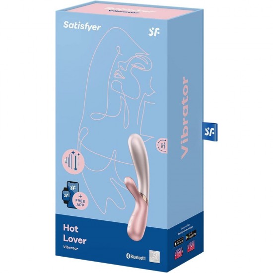 Satisfyer Hot Lover Warming Vibrator With App Control Pink