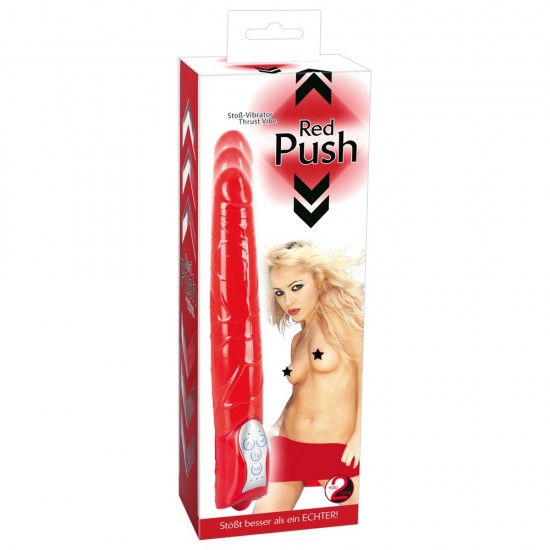 Red Push Standard Vibrator