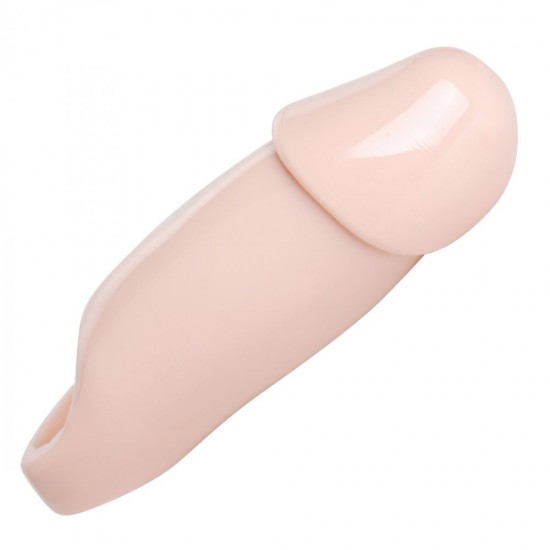 Really Ample Wide Penis Enhancer Sheath Flesh