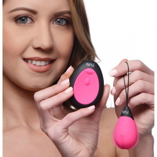 10X Silicone Vibrating Egg Pink