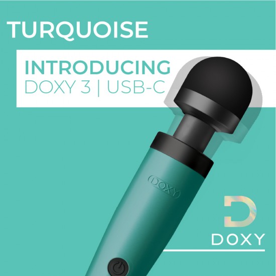 Doxy Wand 3 Turquoise USB Powered