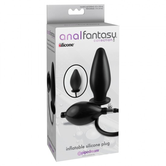 Anal Fantasy Inflatable Silicone Plug 4.25 Inches