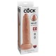 King Cock 9 Inch Flesh Uncut Cock Dildo