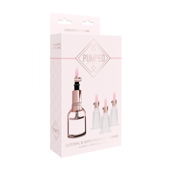 Pumped Clitoral and Nipple Pump Set