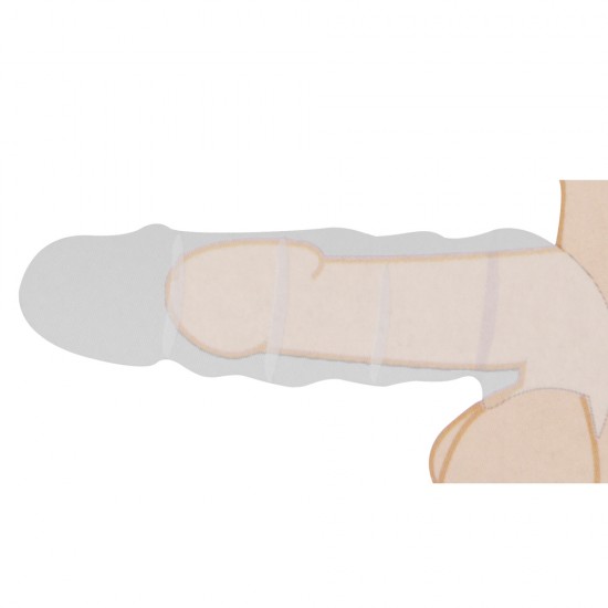 RealRock 9 Inch Penis Sleeve Flesh Tan RealRock 9 Inch Penis Sleeve Flesh Tan