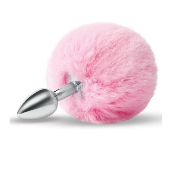 Furry Tales Pink Bunny Tail Butt Plug