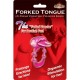 Forked Tongue Vibrating Silicone Cock Ring